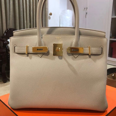 Hermès Birkin 30 Beton Togo Gold Hardware GHW C Stamp 2018 <!28286359> <!SOLD> <!SOLD> <!SOLD> - The French Hunter