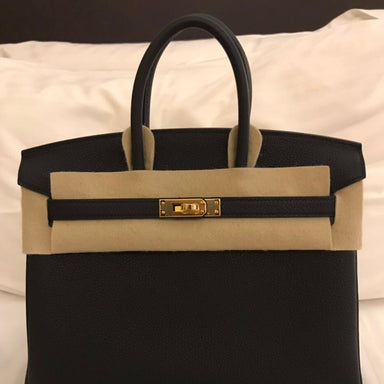 Hermès Birkin 25 Noir (Black) Togo Gold Hardware GHW C Stamp 2018 <!28485680> - The French Hunter