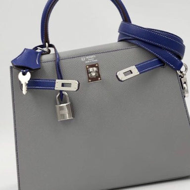 The French Hunter - Hermès Kelly 25 Gris Mouette Togo Palladium
