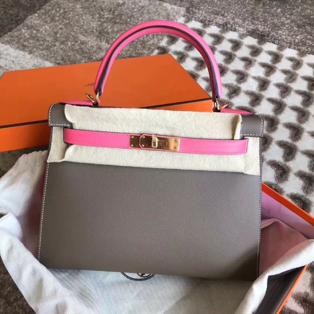Hermès Rouge Vif Sellier Kelly 28cm of Niloticus Lizard with Gold Hardware, Handbags and Accessories Online, 2019