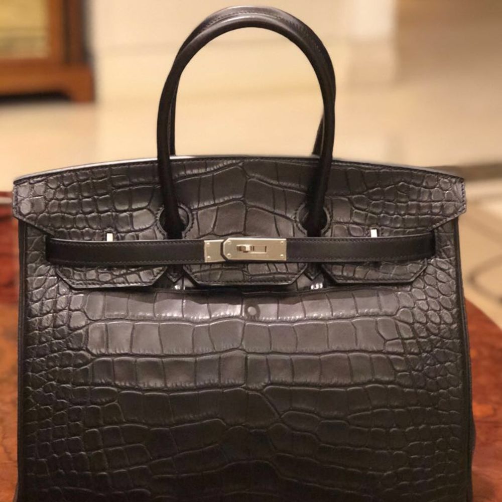 Hermès Exceptional Hermes Birkin handbag 35 black box leather ref.763779 -  Joli Closet