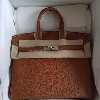 Hermès Birkin 25 Gold Togo Palladium Hardware PHW C Stamp 2018 - The French Hunter