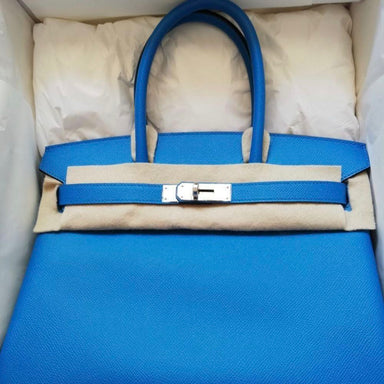 Hermès Birkin 30 Bleu Zanzibar Epsom Palladium Hardware PHW C Stamp 2018 - The French Hunter