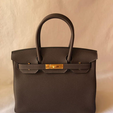 Hermès Birkin 30 Chocolat Togo Rose Gold Hardware RGHW C Stamp 2018 - The French Hunter