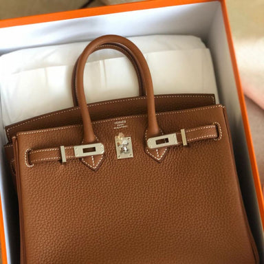 Hermès Birkin 25 Gold Togo Palladium Hardware PHW C Stamp 2018 - The French Hunter