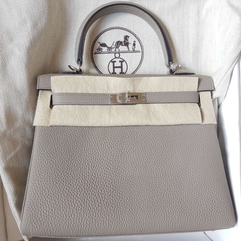 Hermes Gray Gris Asphalte Togo GHW Birkin 30 Handbag Bag Kelly Grey –  MAISON de LUXE