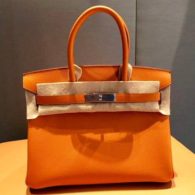 Hermès Birkin 30 Abricot Epsom Palladium Hardware PHW C Stamp 2018 - The French Hunter