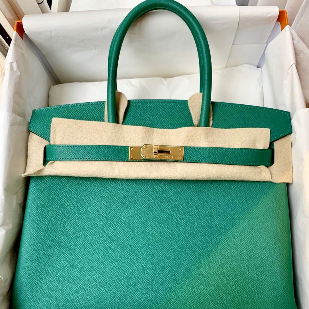 Hermès Birkin 30 Vert Vertigo Epsom Gold Hardware GHW — The French Hunter