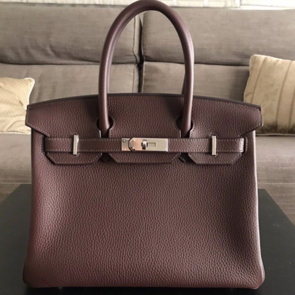 A LIMITED EDITION ROUGE TOMATE & NATUREL SABLE CLÉMENCE LEATHER VERSO BIRKIN  30 WITH PALLADIUM HARDWARE
