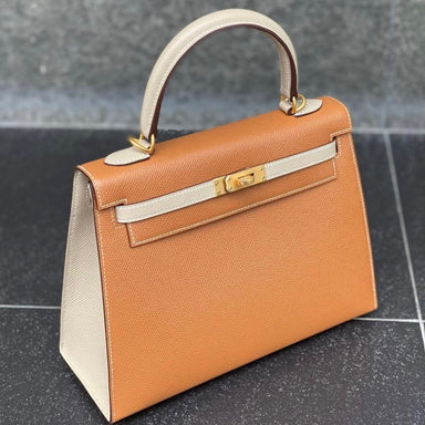 Hermès Kelly Cut Rouge Tomate Swift Gold Hardware GHW — The French Hunter