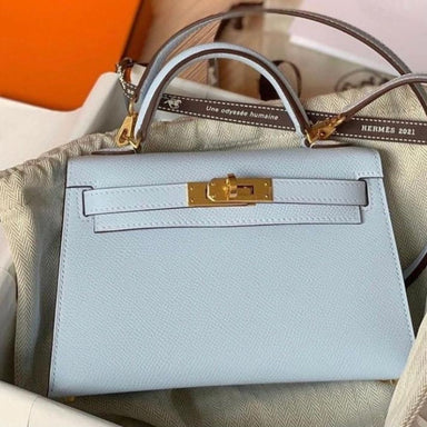 Hermès Kelly 20 Celeste Chevre Chandra Palladium Hardware PHW — The French  Hunter