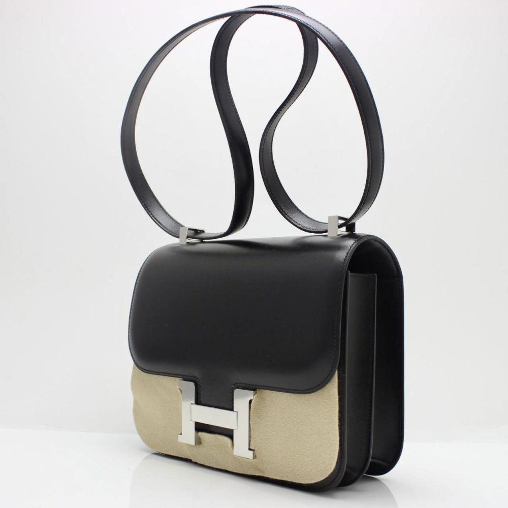 Hermès Constance 18 Noir (Black) Box Palladium Hardware PHW — The French  Hunter
