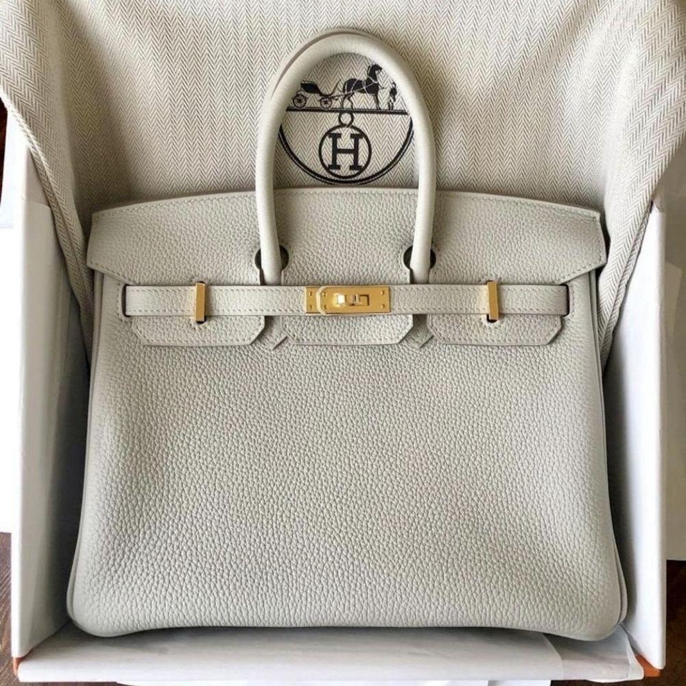 Hermes Birkin 25 Black Noir Togo GHW 2021 Handbag in Box