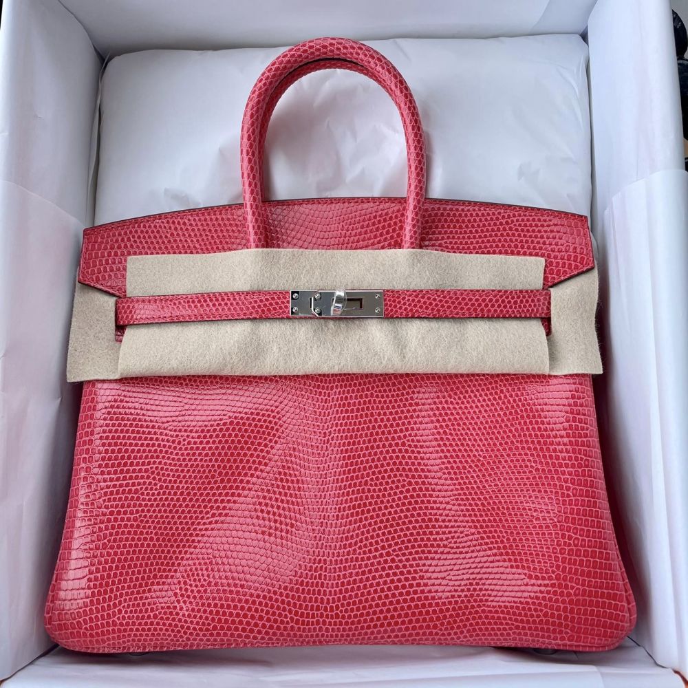 Hermes Birkin Handbag Rose Extreme with Gold Hardware 35