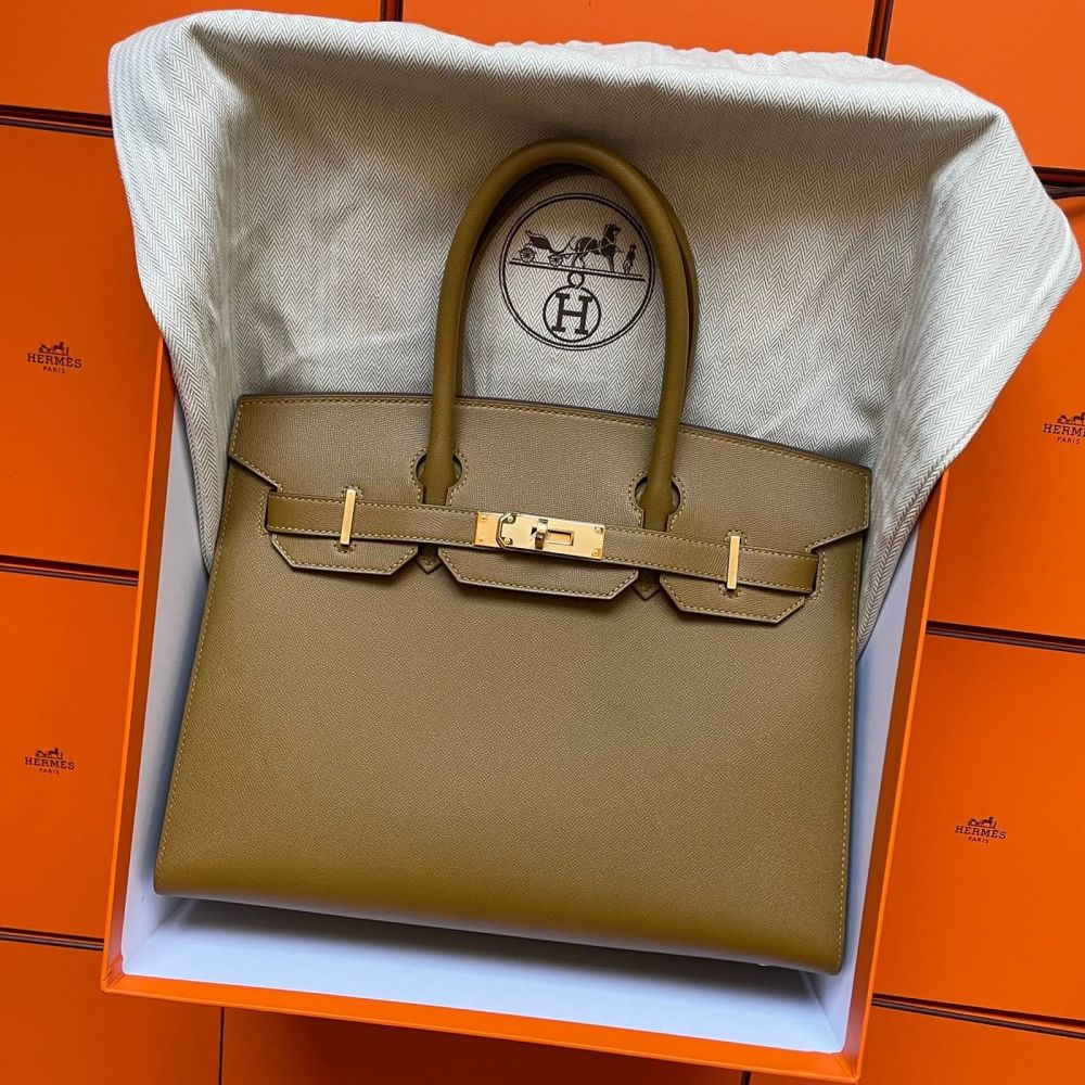 Hermes Birkin 30 Sellier Epsom Leather Bag
